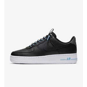 Nike Air Force 1 Low 07 Lux Black Light Blue (W)